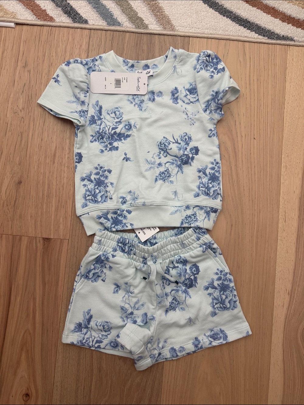 NWT Splendid Toddler girl Indigo Bloom set in 3T